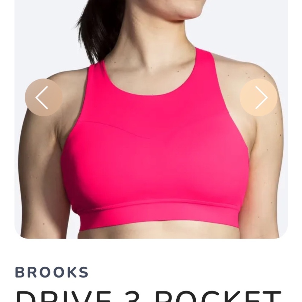 Brooks Drive 3 Pocket phone pocket Run Bra